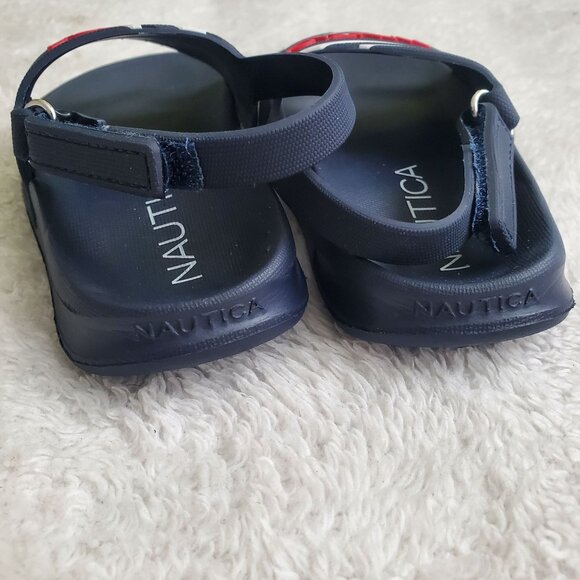 Nautica Toddler's boys sandals Size US 5 blue velcro closure nwot - Picture 8 of 10